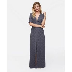 TAVIK NWT CAPRI SHORT SLEEVE MAXI DRESS in Ombre Blue